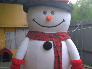 Réplica e Displays Infláveis - Boneco de Neve