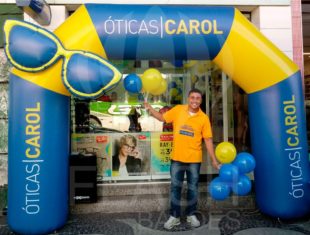 Portico Inflável Óticas Carol