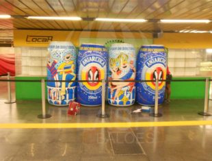 Réplica Latas Antártica Inflável