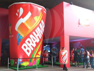 Réplica e Displays Infláveis - Copo Brahma